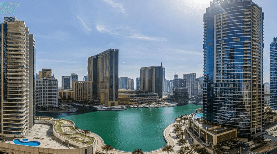 Jumeirah Beach Residence (JBR) - Vue d'ensemble du quartier de Dubaï