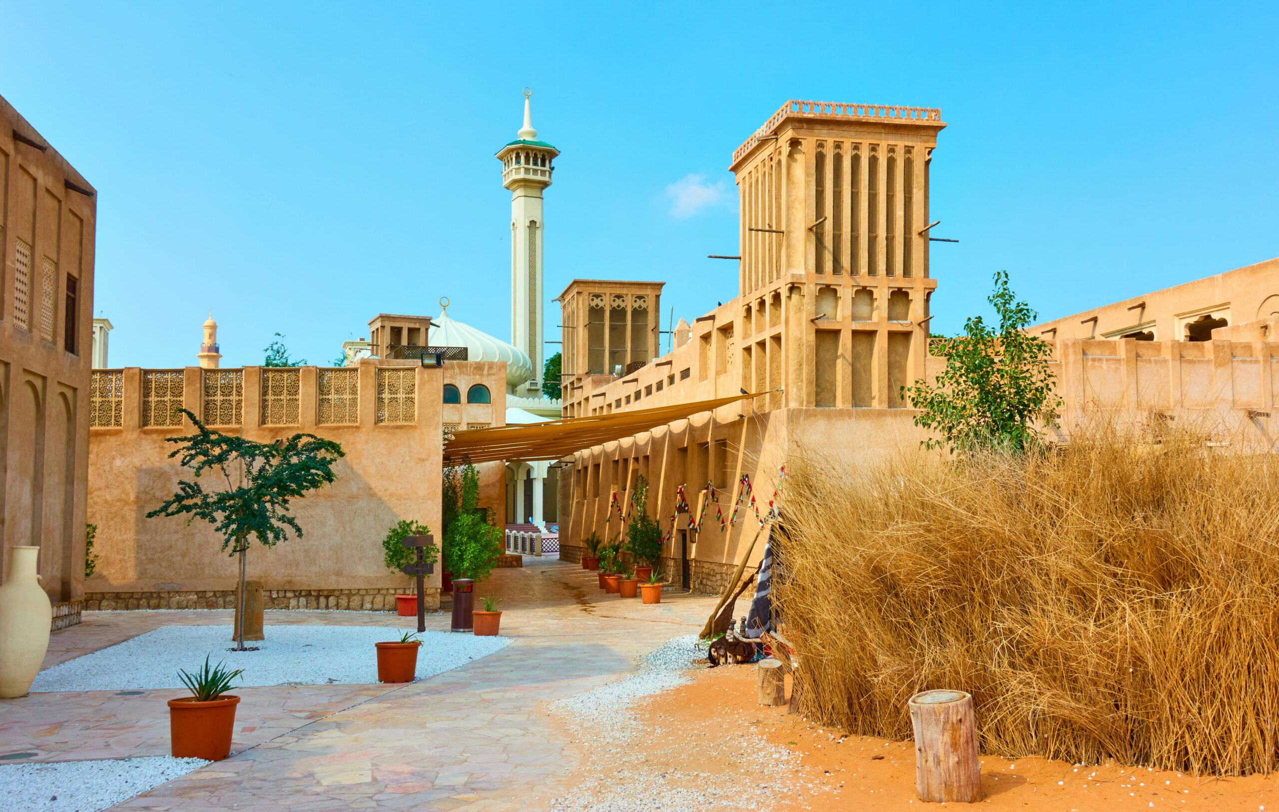 Al Fahidi Historical (Bastakiya) - une vue d'ensemble du quartier à Dubaï