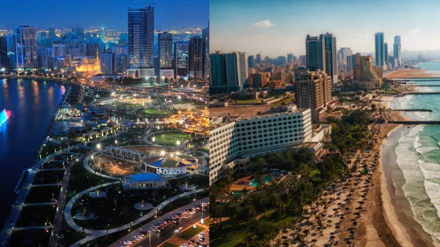 Sharjah e Ajman, comparação de propriedades, onde é melhor comprar, vistas nocturnas e praias, escolha de investimentos nos EAU.