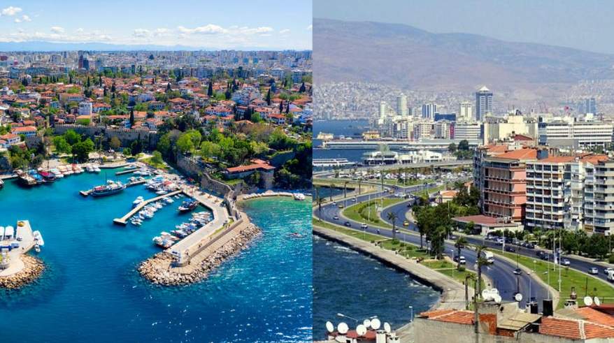 Antalya e Izmir: comparação para a compra de imóveis, vistas das cidades a partir das alturas. Onde é melhor comprar um sítio para viver?